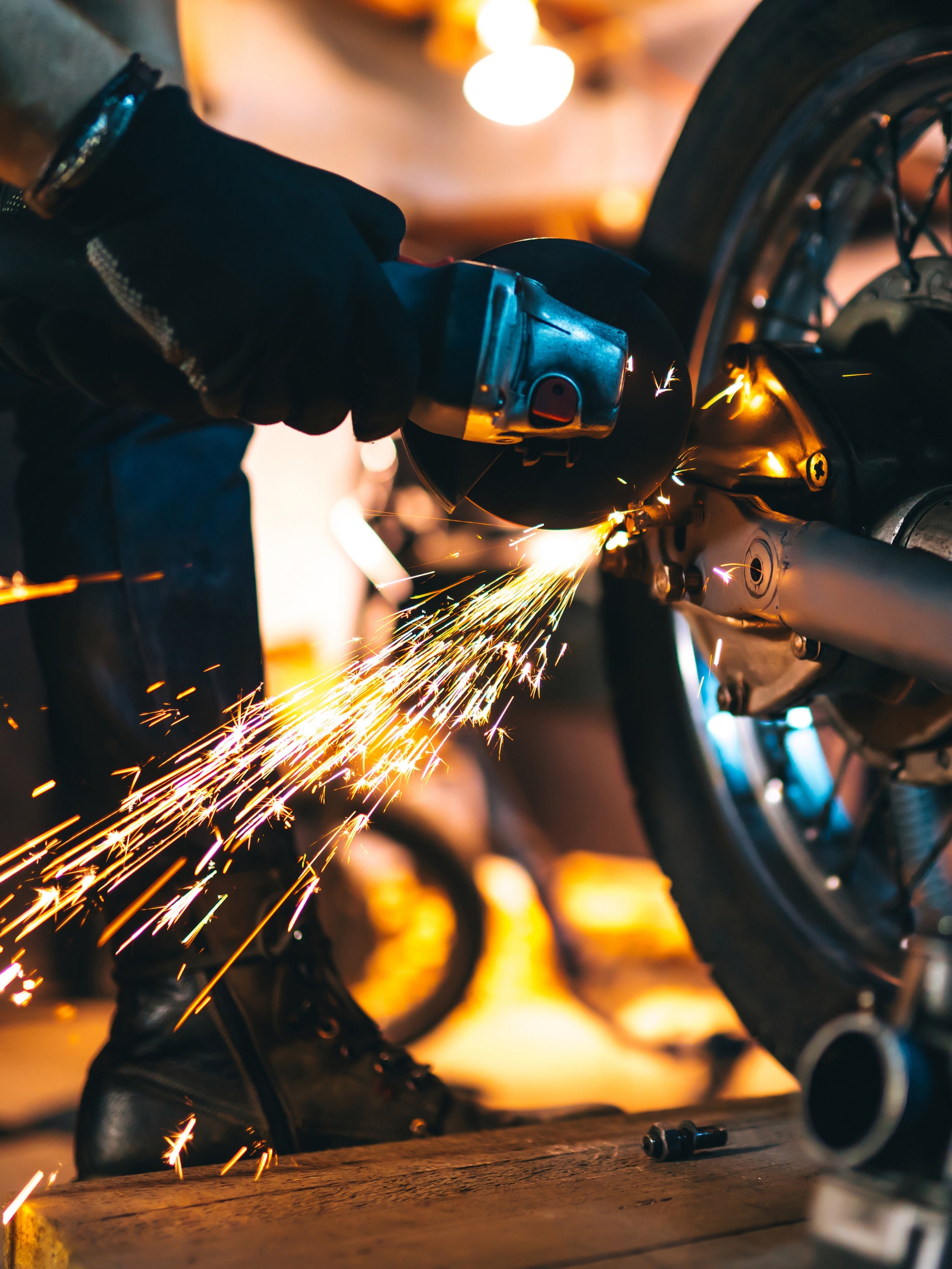 motor cycle repair shop